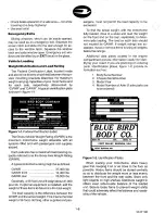 Предварительный просмотр 10 страницы Bluebird 1989 Wanderlodge WLSP Owner'S Manual