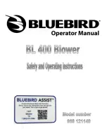 Предварительный просмотр 1 страницы Bluebird BL 400 Safety And Operating Instructions Manual