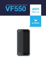 Bluebird VF550 User Manual preview