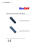 Preview for 1 page of BlueCard BP-2012F Usage Manual