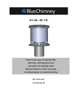 BlueChimney BC 265 User Manual And Installation Manual preview