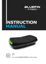 BLUEFIN Fitness 4D Vibration Plate Instruction Manual предпросмотр