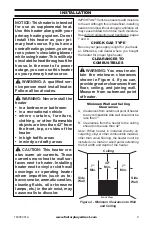 Preview for 9 page of Bluegrass Living 170272 Owner'S Operation And Installation Manual