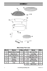 Preview for 4 page of Bluegrass Living 170491 User Manual And Assembly Instructions