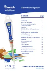 bluelab Soil pH Pen Care And Use Manual preview