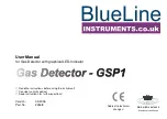 BlueLine GSP1 User Manual preview