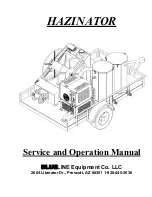 BlueLine HAZINATOR Service And Operation Manual preview