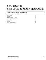 Preview for 34 page of BlueLine HAZINATOR Service And Operation Manual