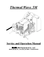 BlueLine Thermal Wave 5M Service And Operation Manual preview