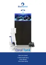 Preview for 1 page of BlueMarine Coral Tank Instruction Manual