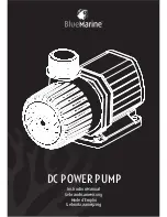 BlueMarine DC Power 4000 Instruction Manual предпросмотр