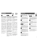 Предварительный просмотр 2 страницы bluematic VC 9 Operating Instructions Manual