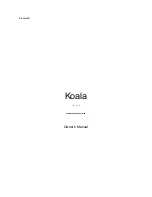 Предварительный просмотр 1 страницы BLUENOTE KOALA Owner'S Manual