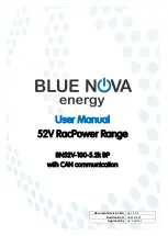 BlueNova 52V RacPower Series User Manual предпросмотр