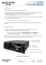 Preview for 2 page of BlueNova 52V RacPower Series User Manual