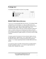 Preview for 3 page of BluePacket WBT210 User Manual