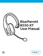 BlueParrott B550-XT User Manual preview