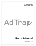 BluePoint Security AdTrap AT1000 User Manual preview