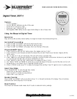 Blueprint Controllers BDT-1 Instructions предпросмотр