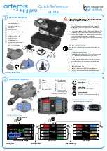 Preview for 1 page of Blueprint Subsea ArtemisPRO Quick Reference Manual