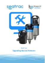 Preview for 1 page of Blueprint Subsea Seatrac x110 Upgrade Manual