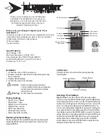 Предварительный просмотр 1 страницы Blueprint BDCT-1 Instructions