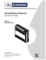 Blueridge BM12M22CNS Installation Manual preview