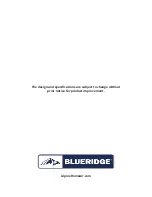 Preview for 20 page of Blueridge BM12M22CNS Installation Manual