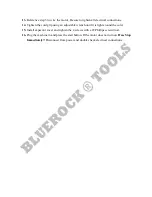 Предварительный просмотр 6 страницы Bluerock Tools MWS-808PMO Service Manual