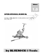 Bluerock Tools PTK-300 Operational Manual предпросмотр