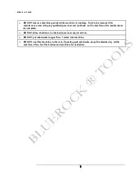 Предварительный просмотр 5 страницы BLUEROCK STRIPINATOR MWS-83MD Operational Manual