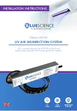 Предварительный просмотр 1 страницы Bluescience UV-c Installation Instructions Manual