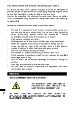 Preview for 2 page of Blueshape CVTR2P Operating Instructions Manual