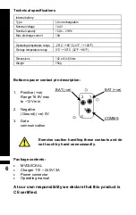 Preview for 6 page of Blueshape MVQUICKAL Operating Instructions Manual