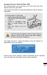 Предварительный просмотр 13 страницы Blueshape PG700E Operating Manual