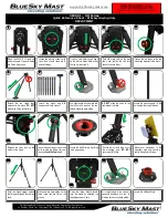 Preview for 2 page of BlueSky Mast 350G XL Series Quick Reference