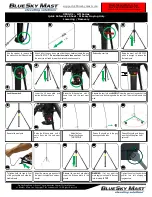 Preview for 7 page of BlueSky Mast 350G XL Series Quick Reference