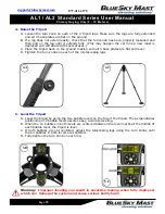 Preview for 29 page of BlueSky Mast AL1 STANDARD Series User Manual