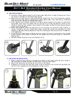 Preview for 30 page of BlueSky Mast AL1 STANDARD Series User Manual