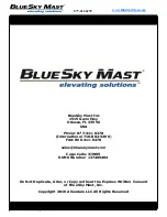 Preview for 76 page of BlueSky Mast AL1 STANDARD Series User Manual