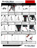 Preview for 3 page of BlueSky Mast AL350G Series Quick Reference Sheet