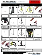 Preview for 4 page of BlueSky Mast AL350G Series Quick Reference Sheet