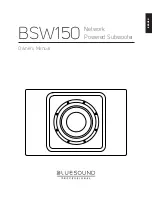 Bluesound BSW150 Owner'S Manual preview