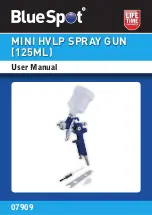 BlueSpot MINI HVLP 07909 User Manual preview