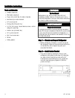 Preview for 8 page of BlueStar BBB36R/L Use & Care Manual