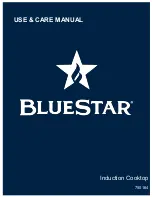 Preview for 1 page of BlueStar BSP36INDCKT Use & Care Manual