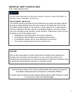 Preview for 5 page of BlueStar BSP36INDCKT Use & Care Manual