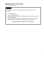 Preview for 7 page of BlueStar BSP36INDCKT Use & Care Manual