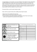 Preview for 2 page of BlueStar FBFD361 Use & Care Manual