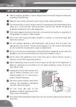 Предварительный просмотр 22 страницы Bluestone AFB-5888 User Manual